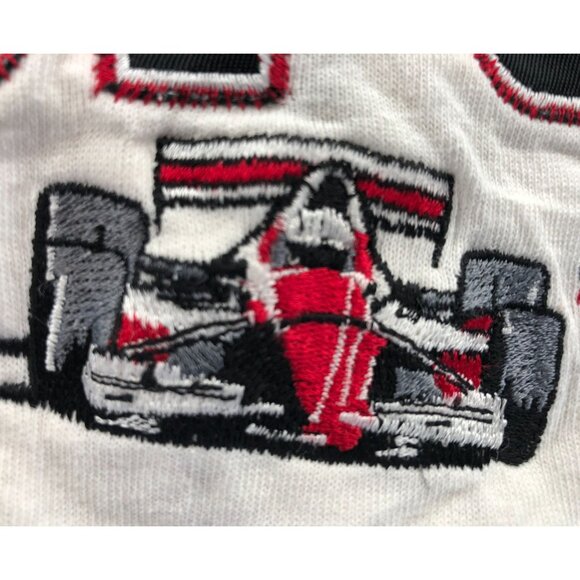 Vintage St. Clair Apparel Mens Indy 500 T-Shirt Large Short Sleeve Embroidered - Picture 8 of 13